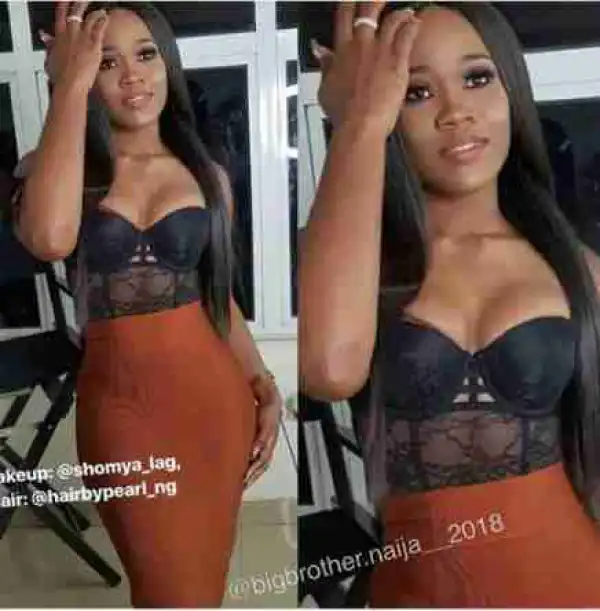 BBNaija: Cee-C Rocks Questionable Outfit To Teddy A’s Birthday (Photos)